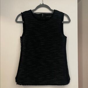 Banana Republic Textured Black Tank Top